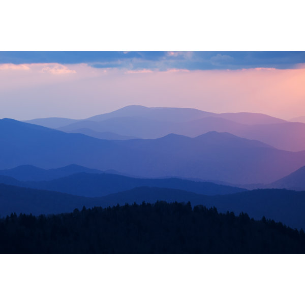 Millwood Pines Great Smoky Mountains Wrapped Canvas Photograph Wayfair